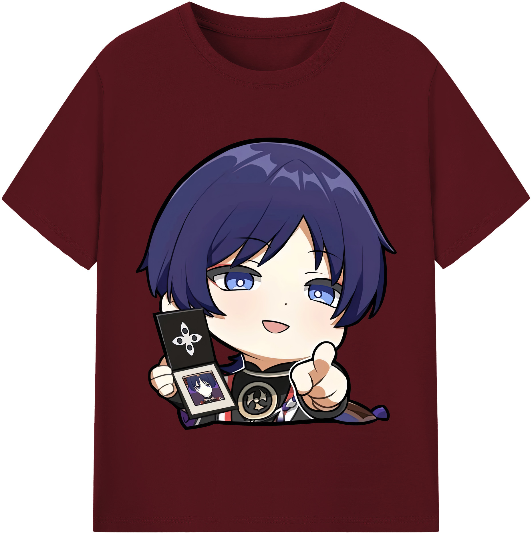 げんし神 さんペい genshin Sanpei 綿100％半袖Tシャツ（フロントプリント）